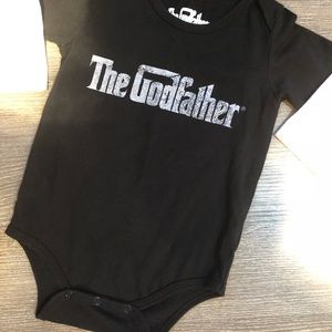 The Godfather onesie.  Size 9 months.